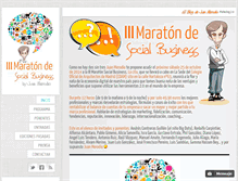 Tablet Screenshot of maratonsocialbusiness.com